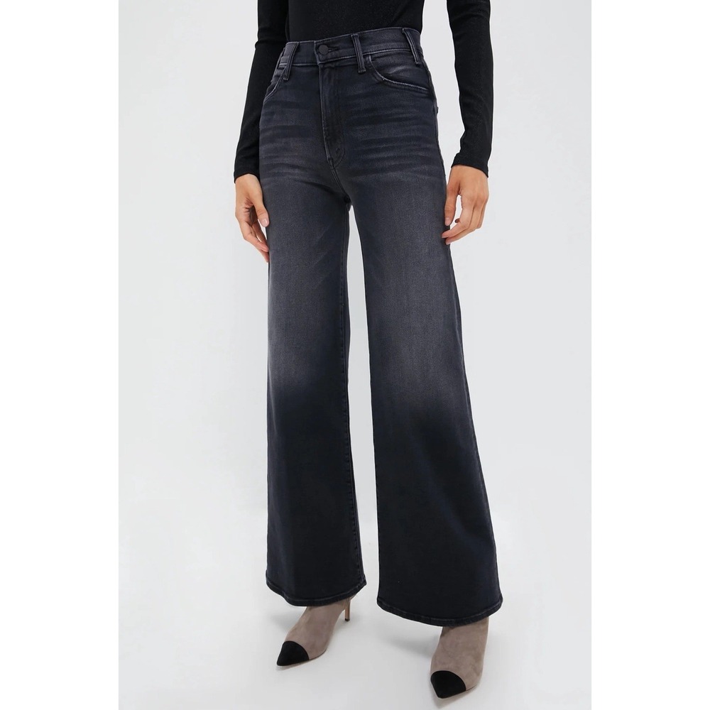 Mother Denim The Hustler‎ Roller Sneak Not Today Satan Wide Leg Size 33